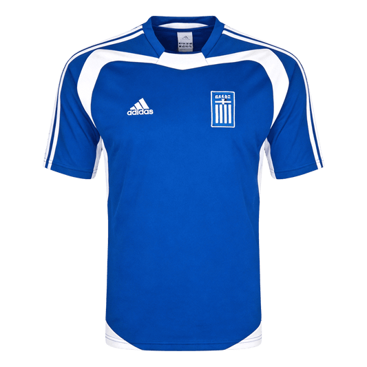 Greece Hazai Retro Futball Mez 2004 Kék