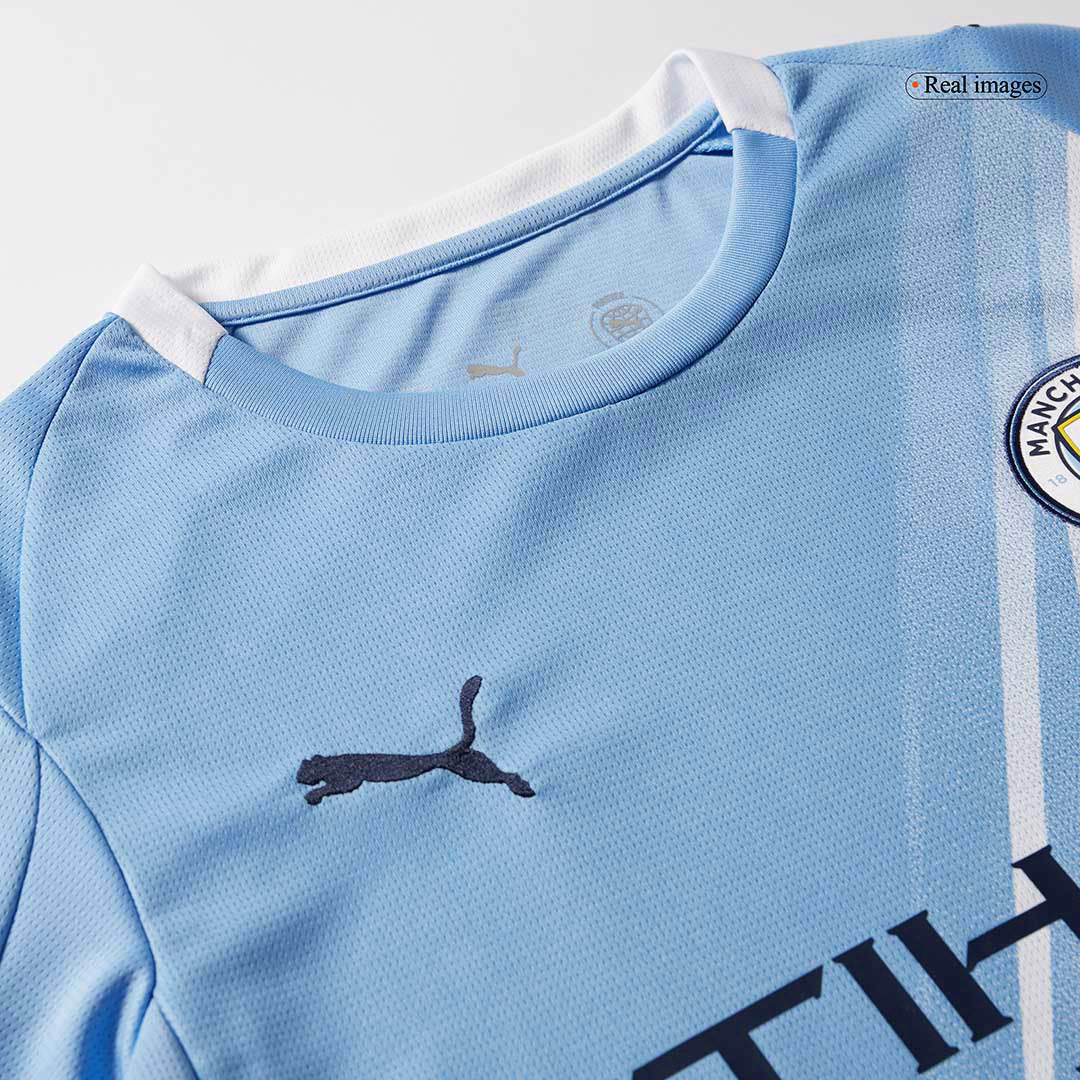 Manchester City Otthon Soccer Mez Készlet(Mez+Rövidnadrág) 2025/26 Kék