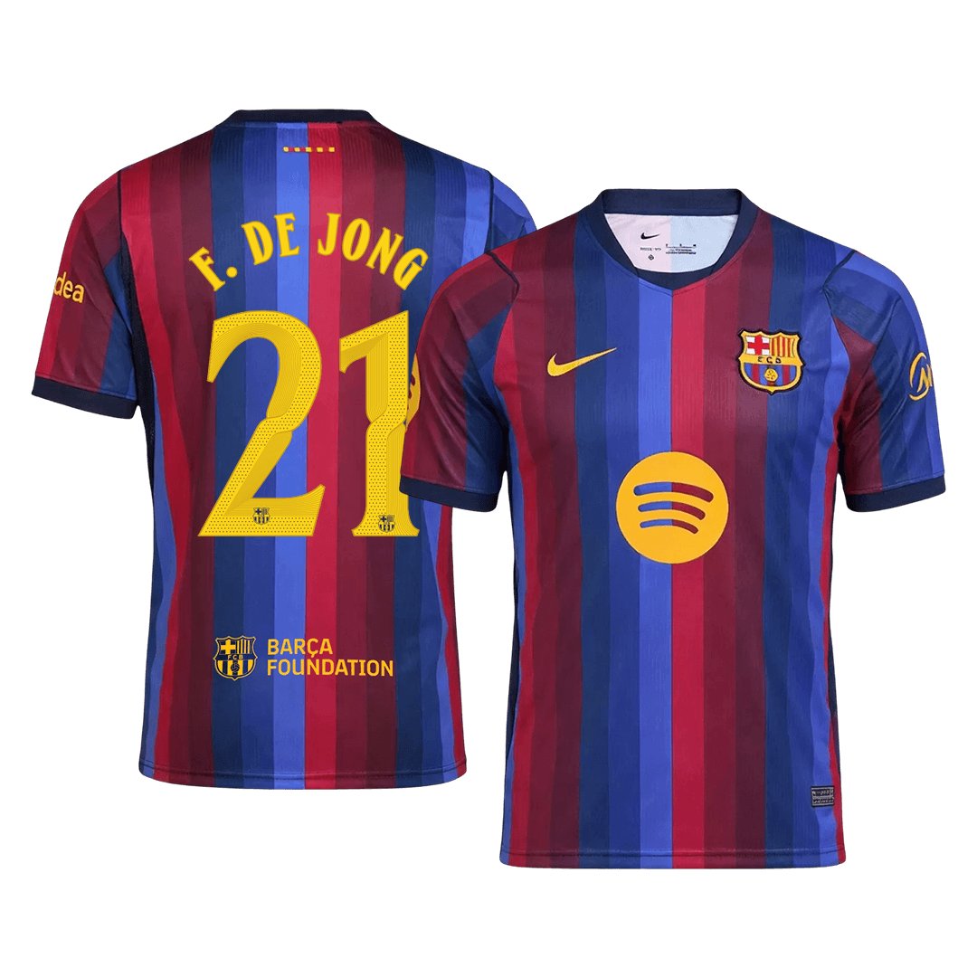F. DE JONG #21 Barcelona Hazai Mez 2026/27