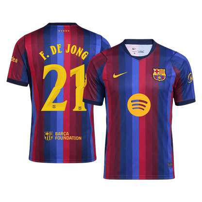 F. DE JONG #21 Barcelona Hazai Mez 2026/27