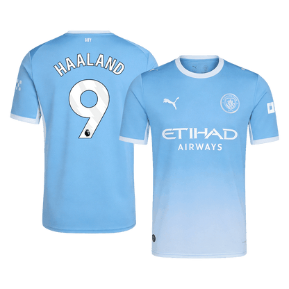 HAALAND #9 Manchester City Hazai Mez 2026/27 Kék