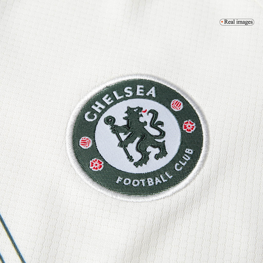 Gyerekek Chelsea Idegenbeli Soccer Mez Készlet(Mez+Rövidnadrág) 2025/26 Fehér