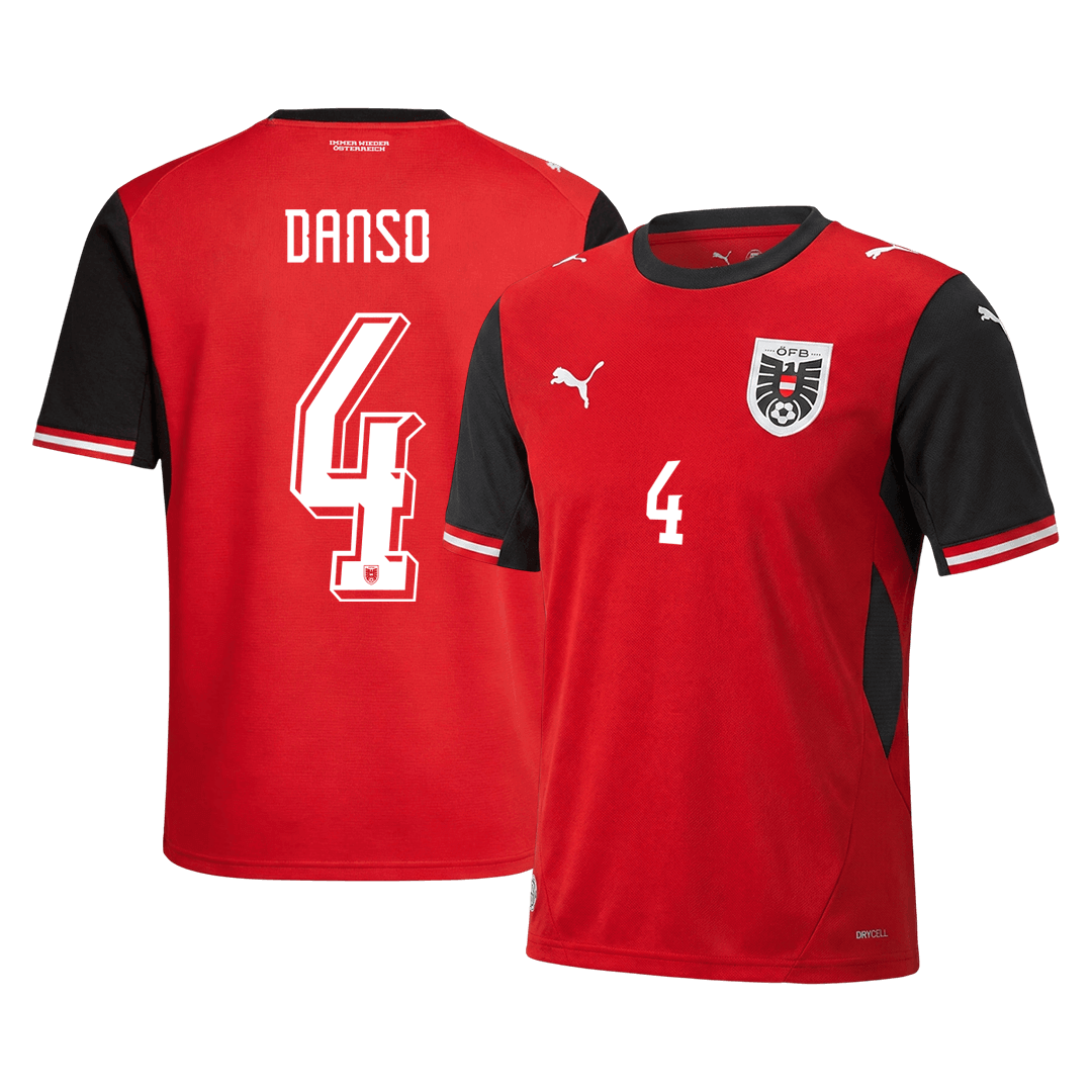 DANSO #4 Austria Hazai Mez Világbajnoki 2026 Piros