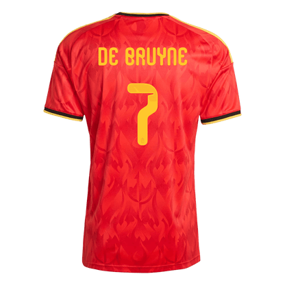 DE BRUYNE #7 Belgium Otthon Mez 2026 Piros