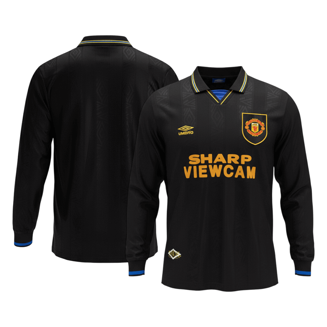 Manchester United Idegenbeli Retro Mez 1993/94 Fekete