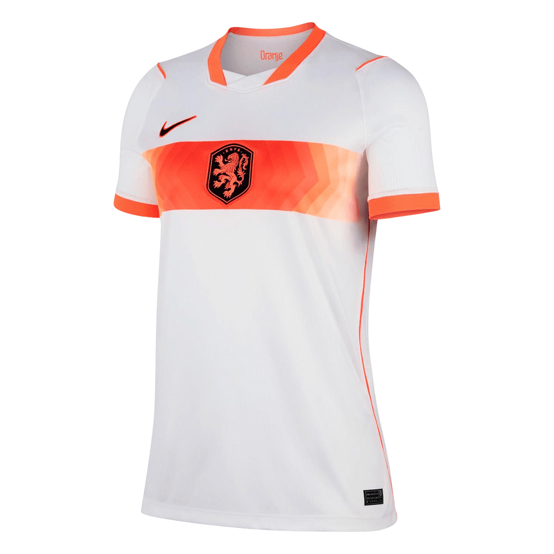 Női Netherlands Idegenbeli Futball Mez 2026 Fehér