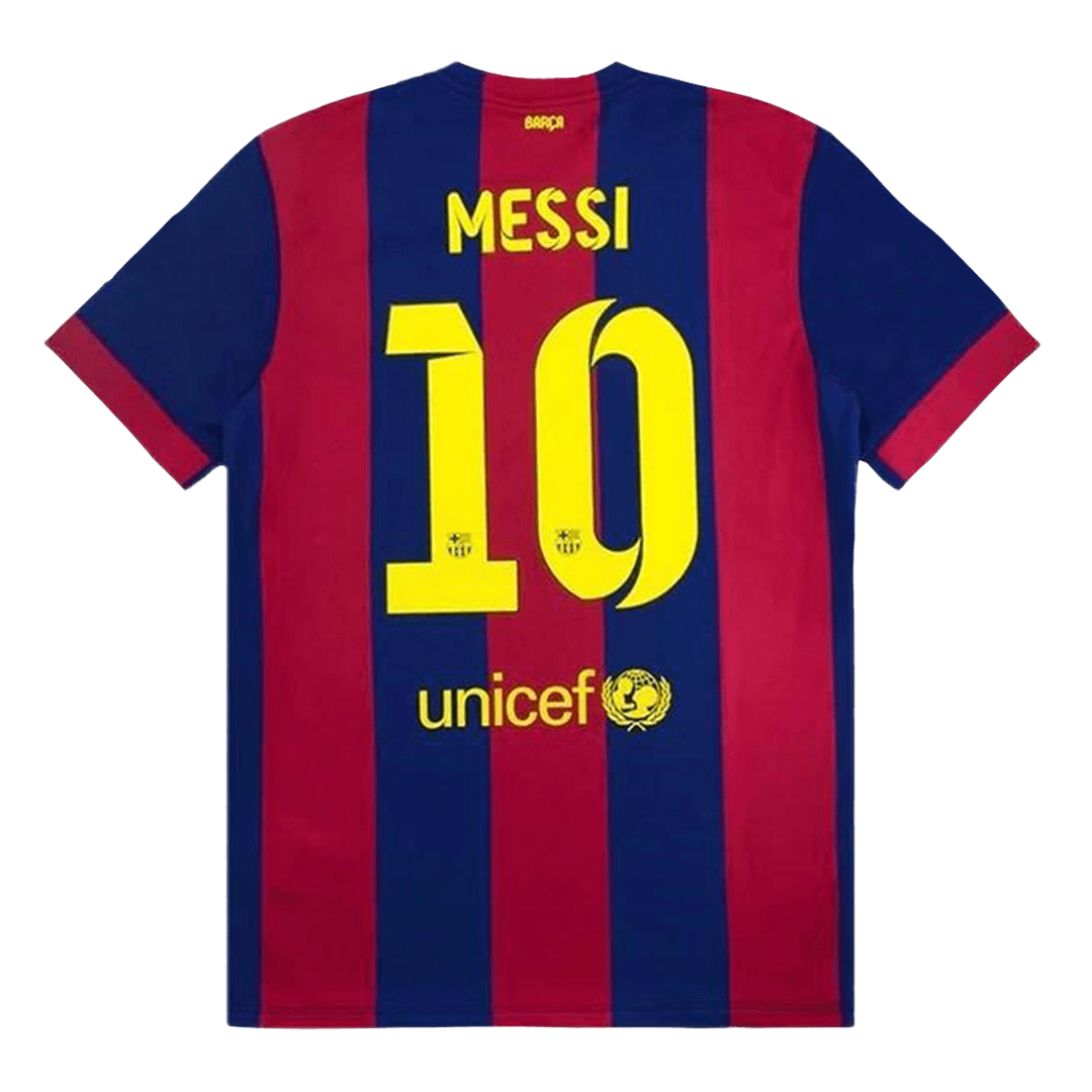 MESSI #10 Barcelona Otthon Retro Mez 2014/15