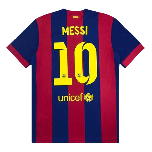 MESSI #10 Barcelona Otthon Retro Mez 2014/15