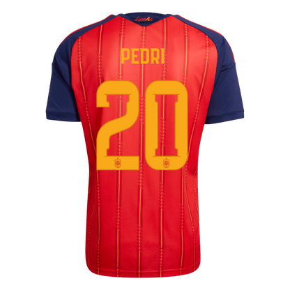 PEDRI #20 Spain Hazai Futball Világbajnoki 2026 Piros