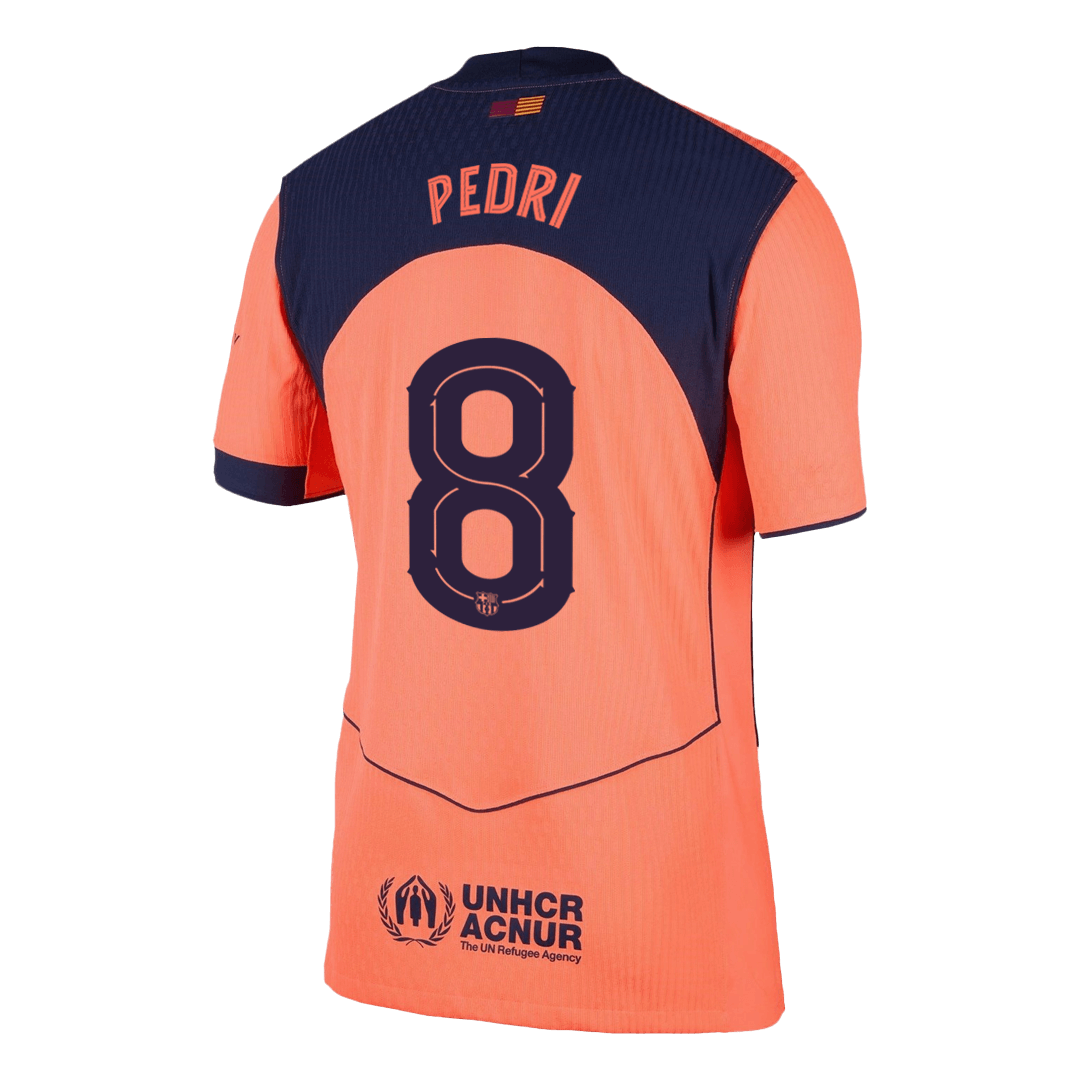 PEDRI #8 Barcelona Játékos Idegenbeli Harmadik Mez 2025/26