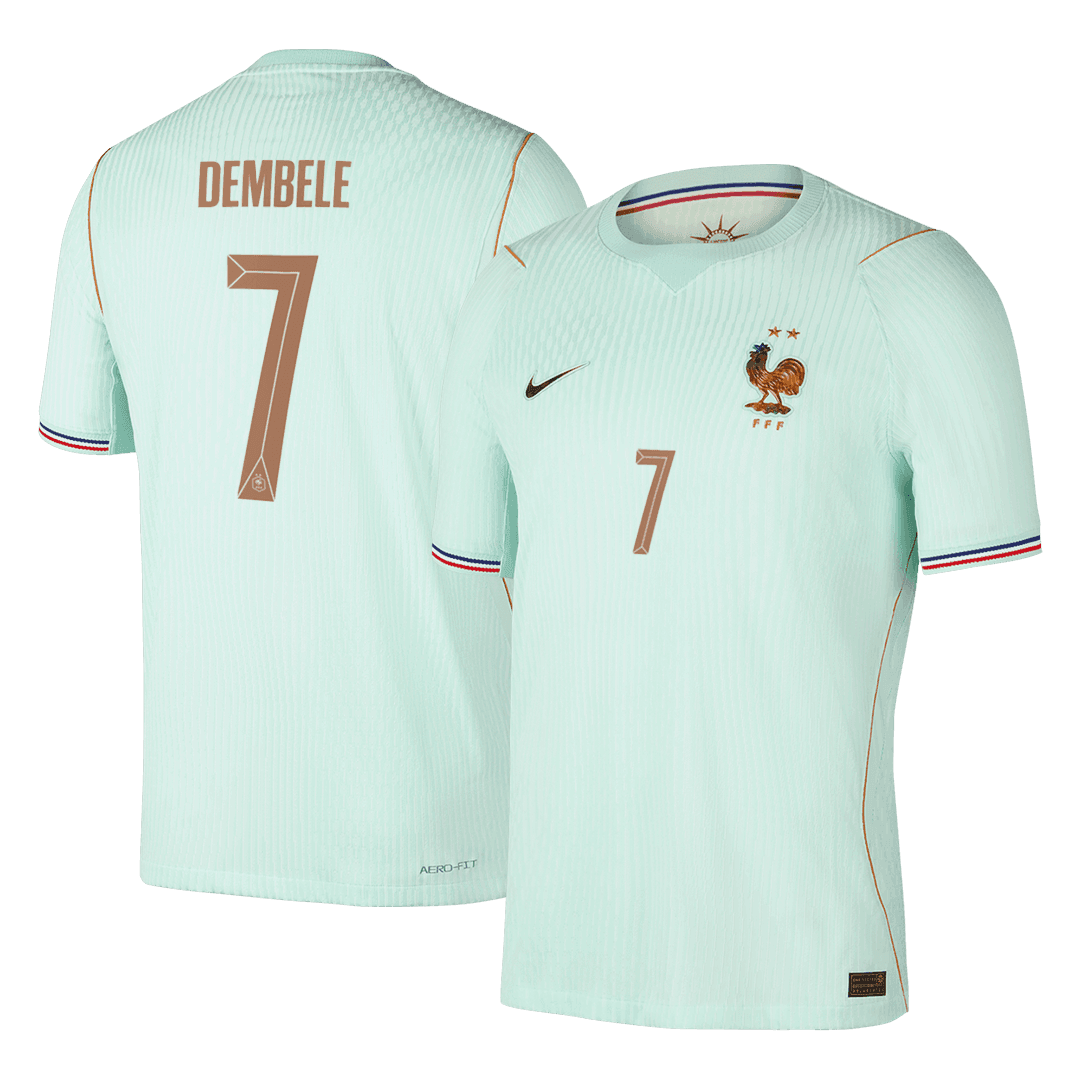 DEMBELE #7 France Játékos Verzió Idegenbeli Mez Világbajnoki 2026 Zöld