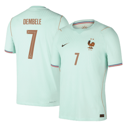 DEMBELE #7 France Játékos Verzió Idegenbeli Mez Világbajnoki 2026 Zöld