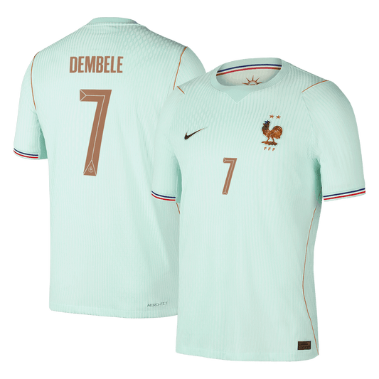DEMBELE #7 France Játékos Verzió Idegenbeli Mez Világbajnoki 2026 Zöld