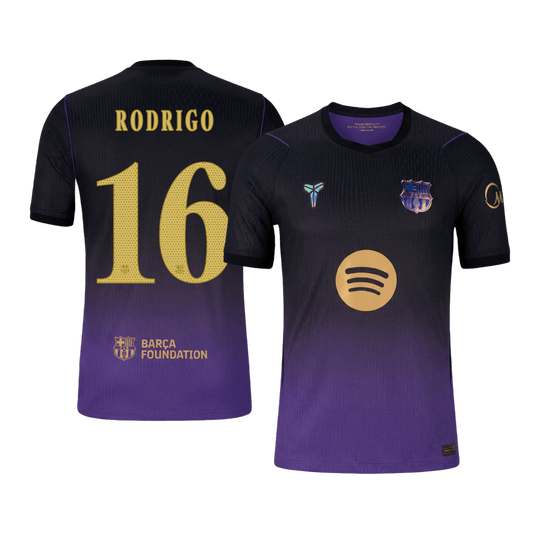 RODRIGO #16 Barcelona Játékos Verzió Idegenbeli Mez 2026/27 - UCL