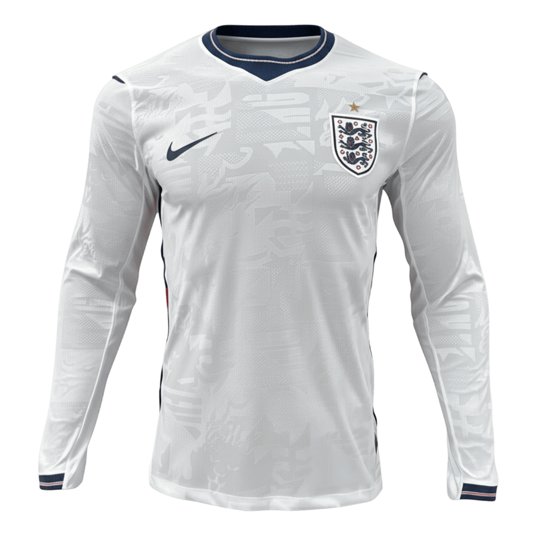 England Hazai Hosszú Ujjú Játékos Mez 2026 Fehér
