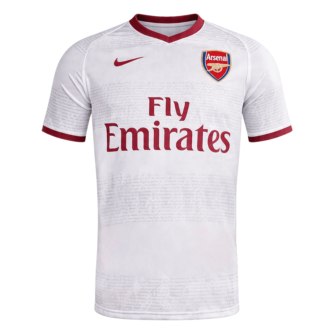 Arsenal Idegenbeli Retro Futball Mez 2007/08 Fehér