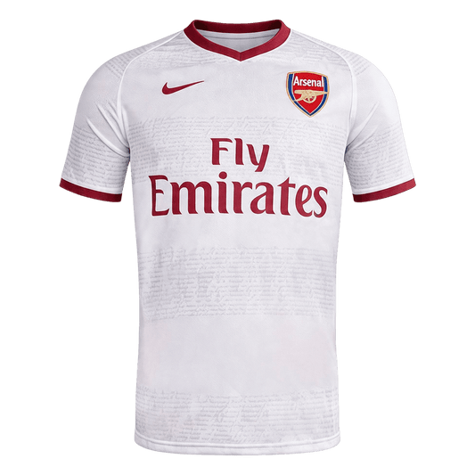 Arsenal Idegenbeli Retro Futball Mez 2007/08 Fehér