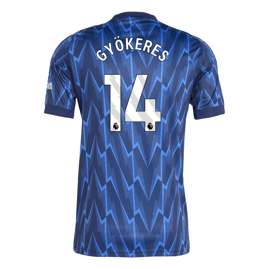 GYÖKERES #14 Arsenal Idegenbeli Soccer Mez 2025/26 Kék