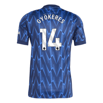 GYÖKERES #14 Arsenal Idegenbeli Soccer Mez 2025/26 Kék