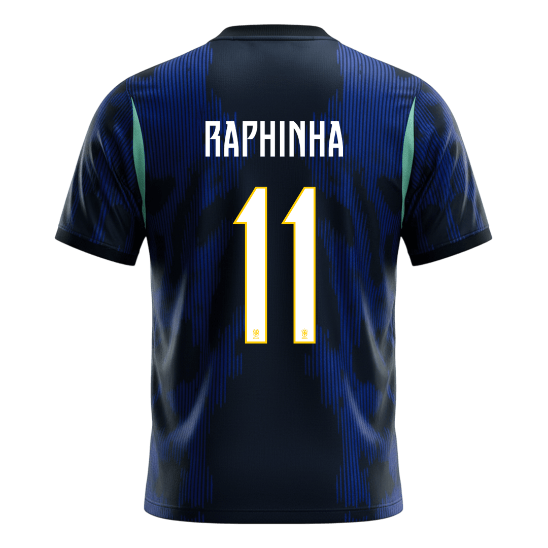 RAPHINHA #11 Brazil Idegenbeli Mez 2026 Sötétkék