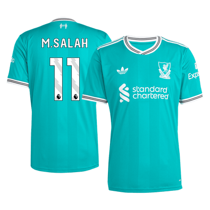 M.SALAH #11 Liverpool  Idegenbeli  Harmadik  Mez 2025/26  Zöld