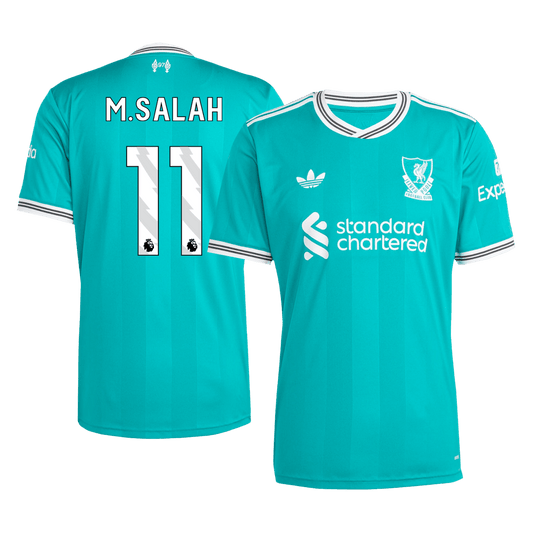 M.SALAH #11 Liverpool  Idegenbeli  Harmadik  Mez 2025/26  Zöld