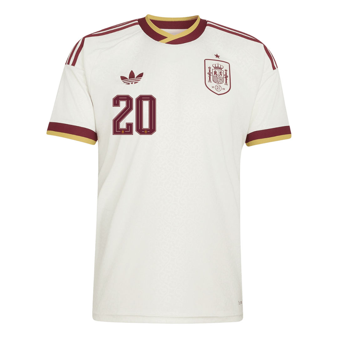 PEDRI #20 Spain Idegenbeli Mez 2026 Fehér