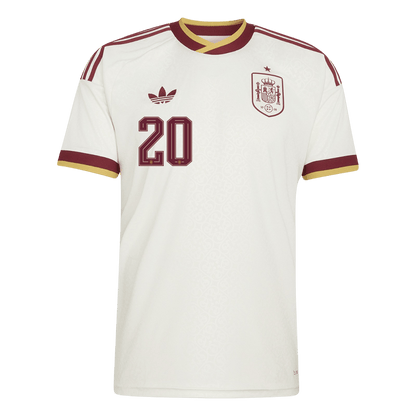 PEDRI #20 Spain Idegenbeli Mez 2026 Fehér