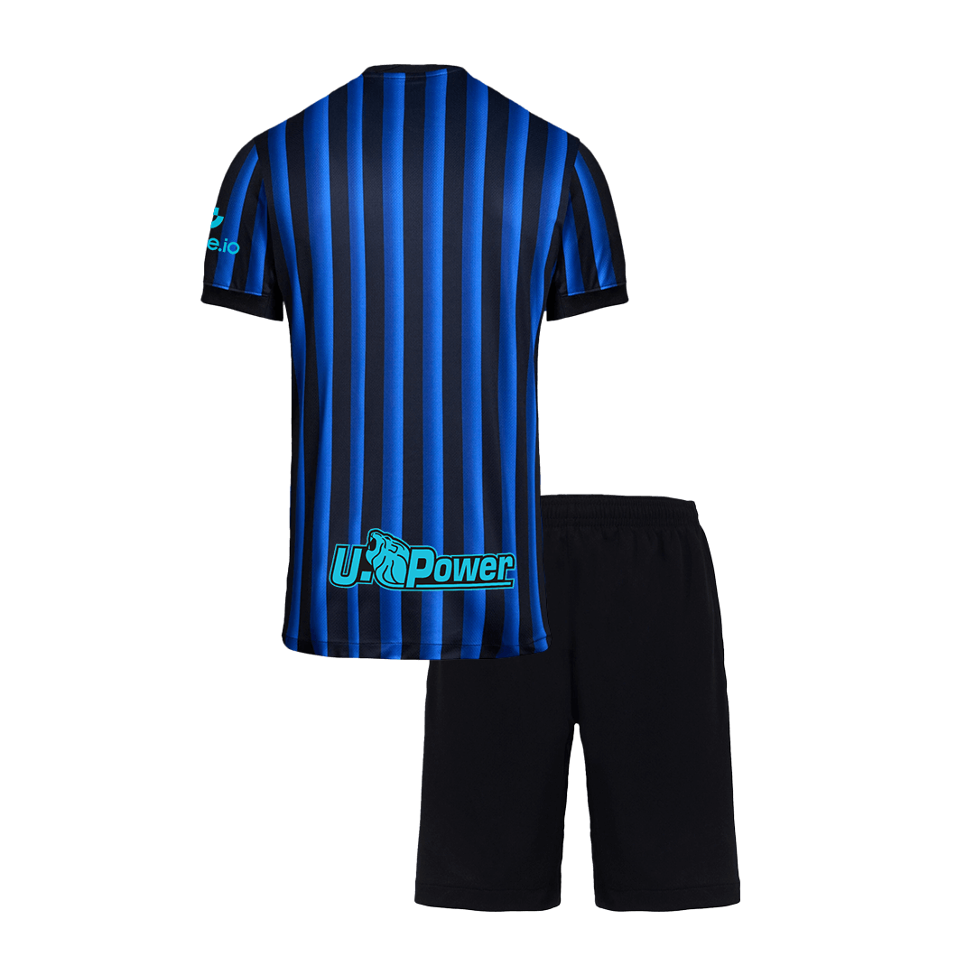 Kid's Inter Milan Otthon Soccer Mez Készlet(Mez+Rövidnadrág) 2025/26 Kék&Fekete