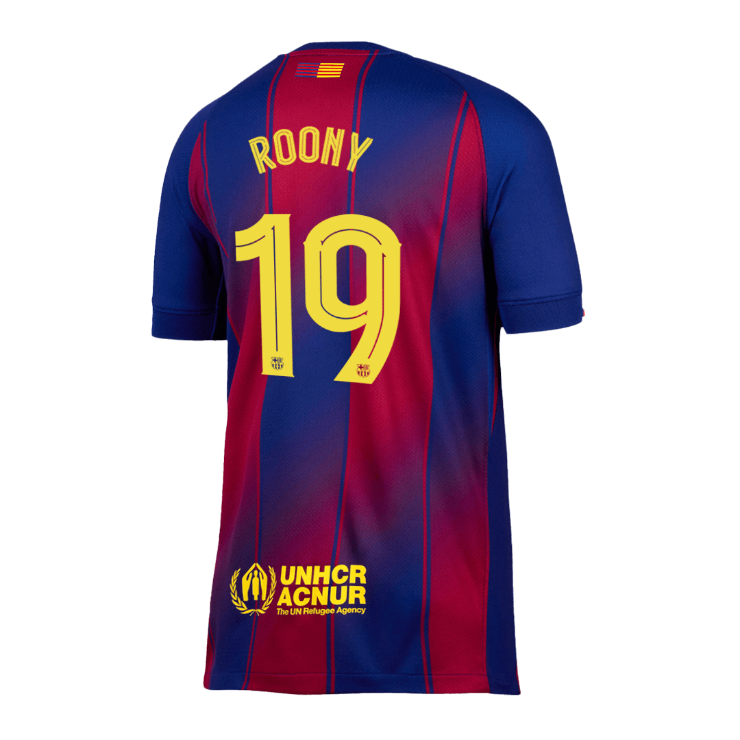 ROONY #19 Barcelona Otthon Futball Mez 2025/26    Piros&Kék - UCL
