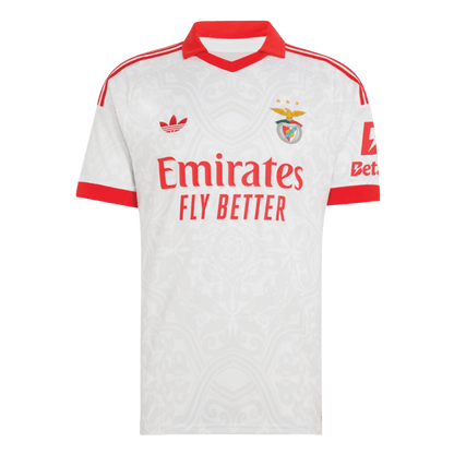 Benfica Játékos Verzió Idegenbeli Mez 2026/27 Fehér