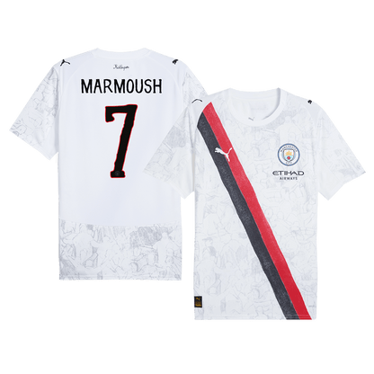 MARMOUSH #7 Manchester City Futball Mez 2025/26 Fehér