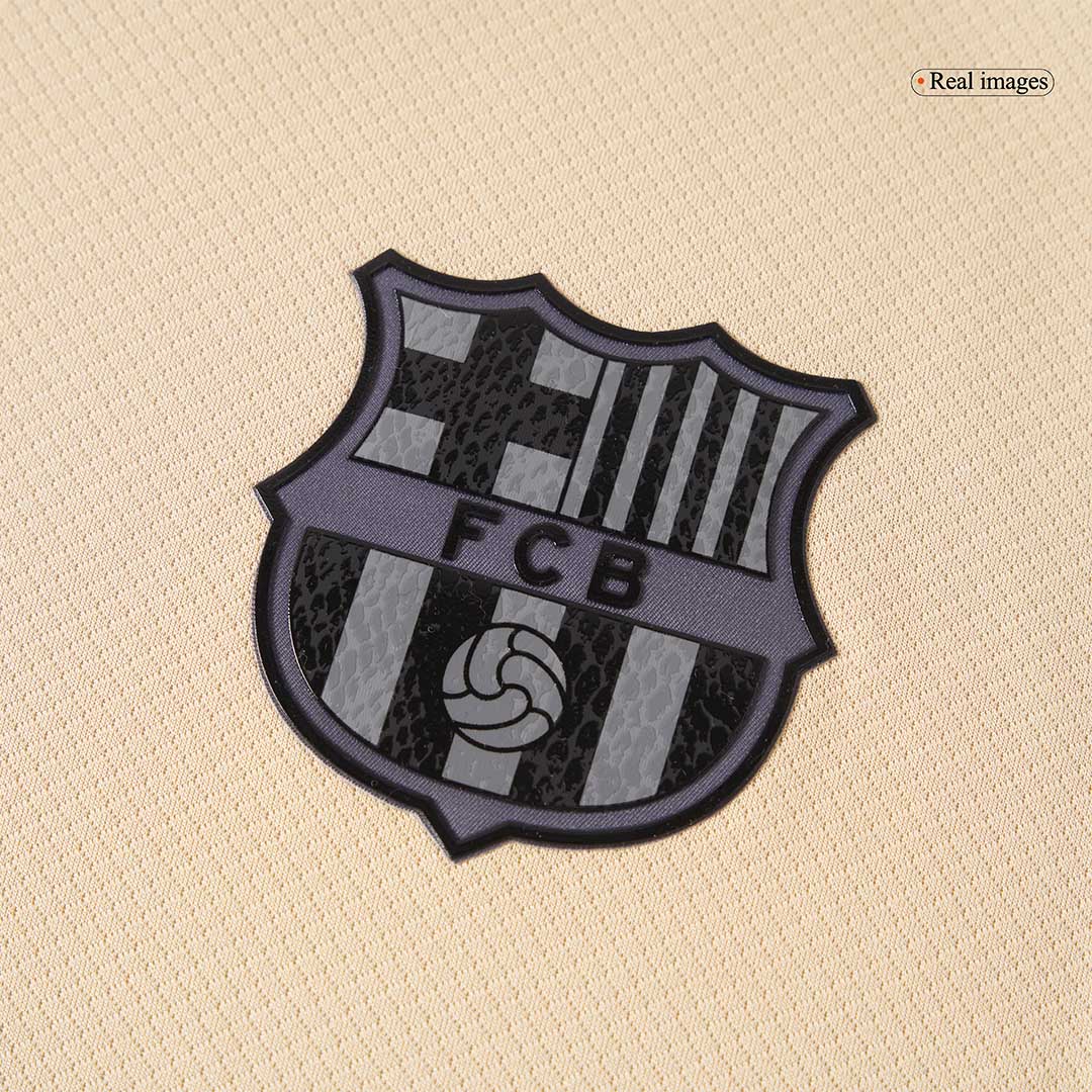 LAMINE YAMAL #10 Barcelona Idegenbeli Soccer Mez 2025/26 Sárga - UCL