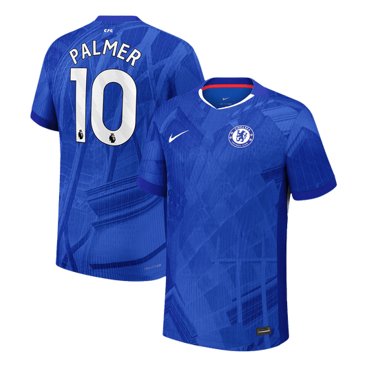PALMER #10 Hiteles Chelsea Otthon Soccer Mez 2025/26 Kék