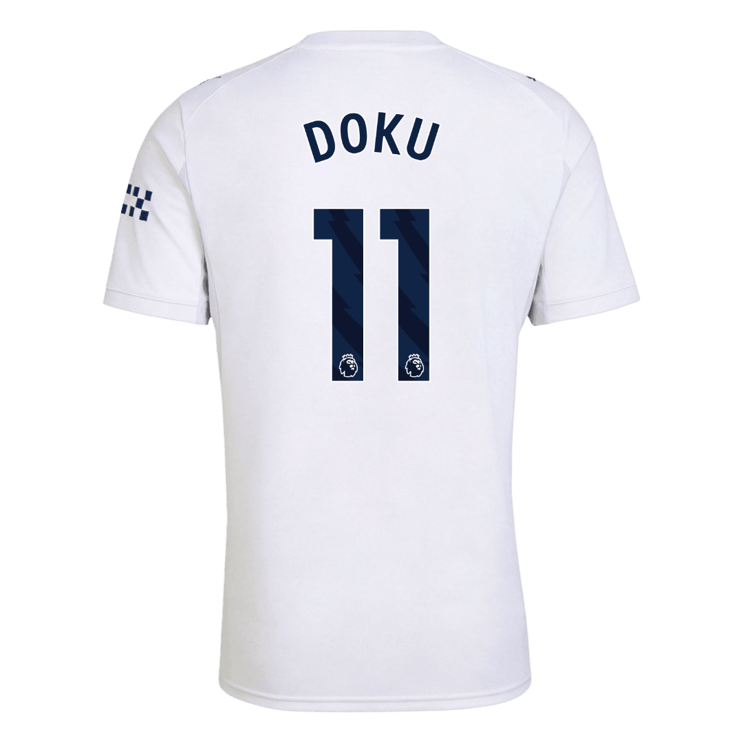 DOKU #11 Manchester City Harmadik Mez 2026/27 Fehér