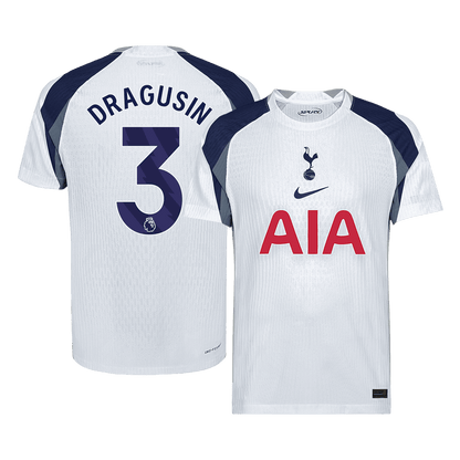 DRAGUSIN #3 Tottenham Hotspur Játékos Otthon Mez 2025/26 Fehér