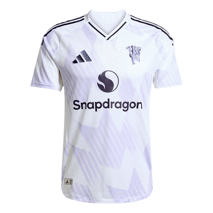 Hiteles Manchester United Idegenbeli Soccer Mez 2025/26 Fehér