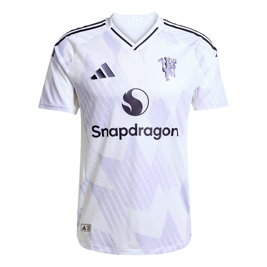Hiteles Manchester United Idegenbeli Soccer Mez 2025/26 Fehér