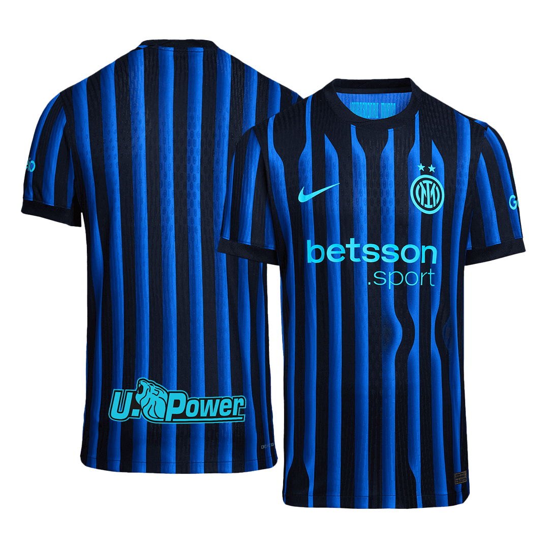 Hiteles Inter Milan Otthon Soccer Mez 2025/26 Kék&Fekete