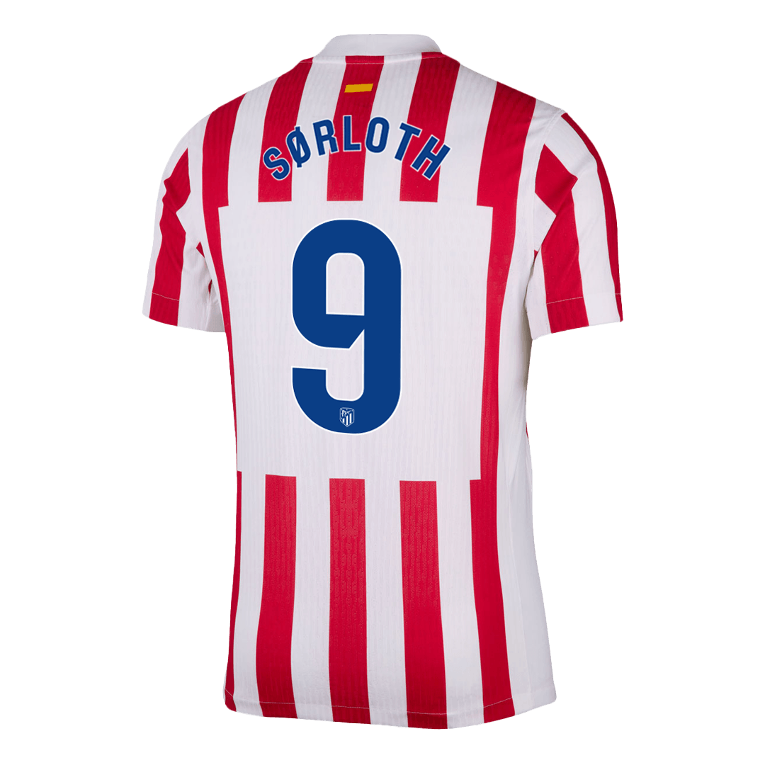 SØRLOTH #9 Atletico Madrid Játékos Verzió Hazai Mez 2025/26