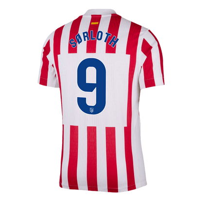 SØRLOTH #9 Atletico Madrid Játékos Verzió Hazai Mez 2025/26