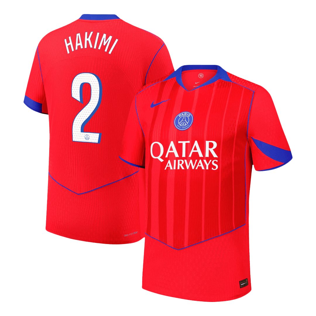 HAKIMI #2 PSG Játékos Harmadik Mez 2025/26 Piros