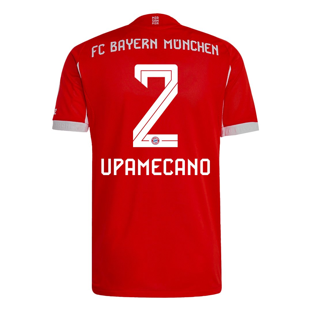 UPAMECANO #2 Bayern Munich Játékos Otthon Mez 2025/26 Piros