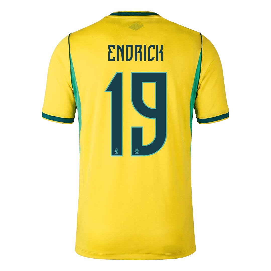 ENDRICK #19 Brazil Hazai Mez 2026 Sárga