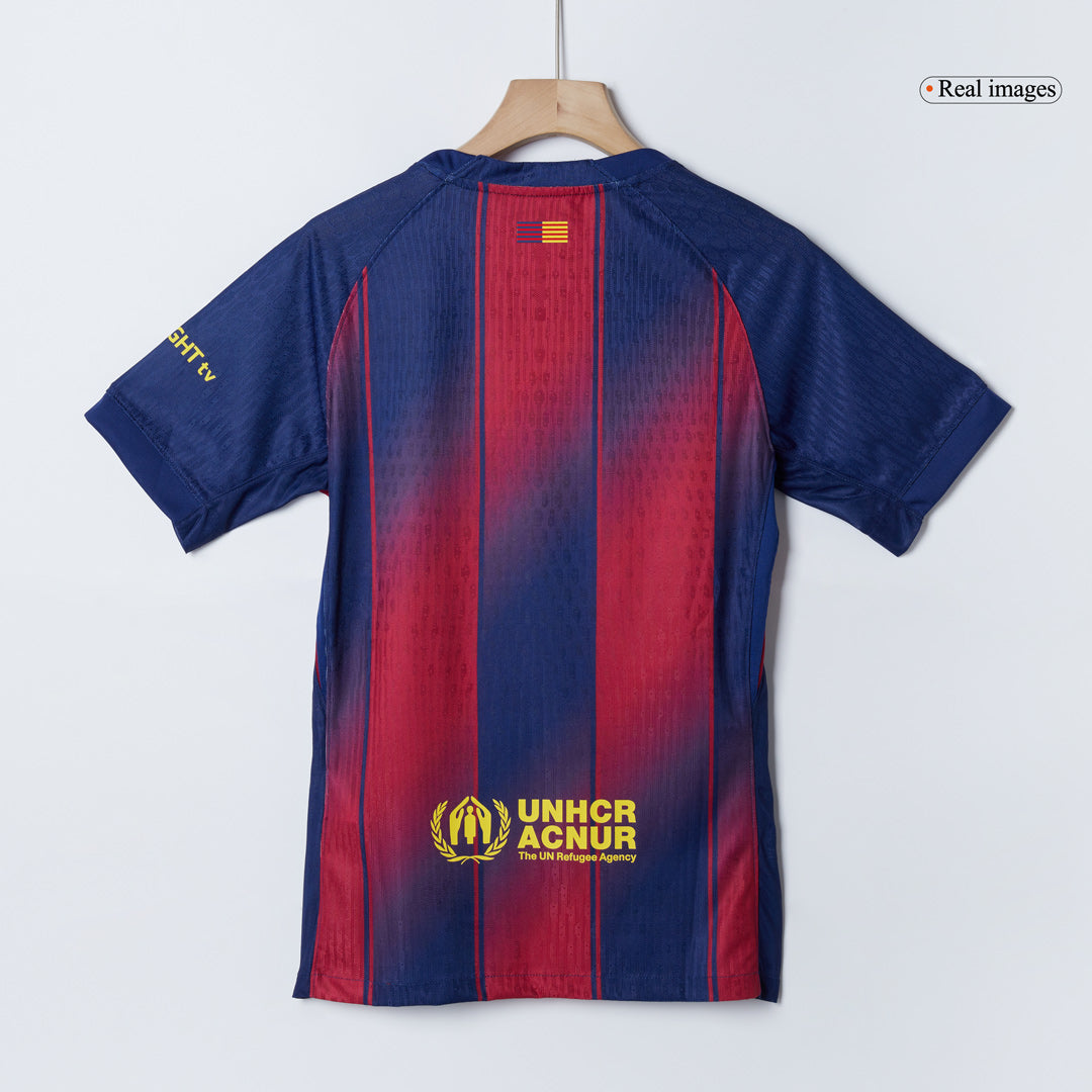 Hiteles Barcelona Otthon Soccer Mez 2025/26 Piros&Kék