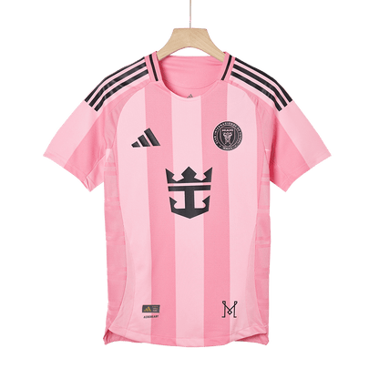 MESSI #10 Hiteles Inter Miami CF Otthoni Soccer Mez 2025 Rózsaszín