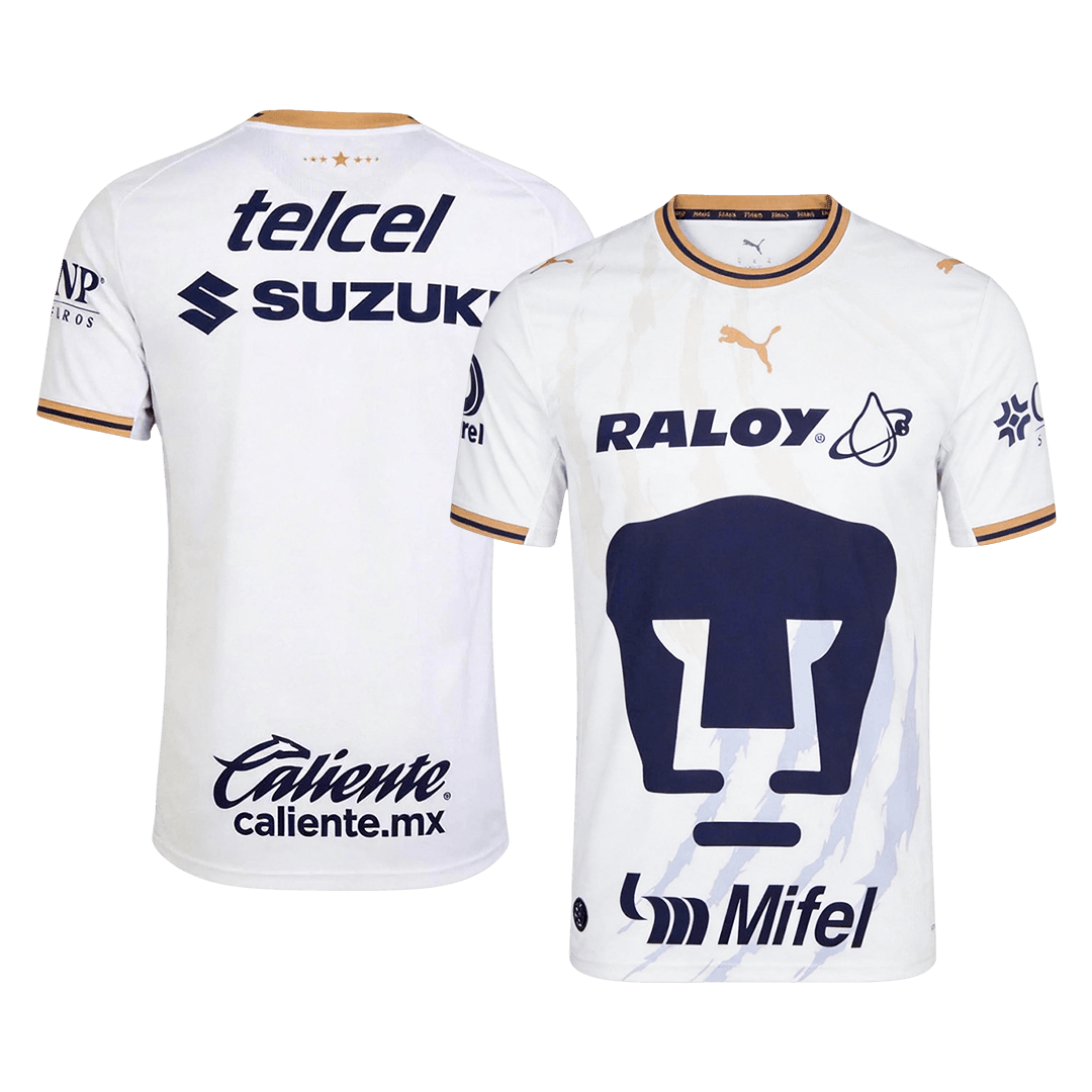 Pumas UNAM Idegenbeli Mez 2026/27 Fehér
