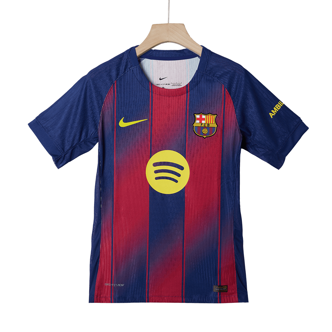 ROONY #19 Barcelona Játékos Otthon Mez 2025/26 Piros & Kék