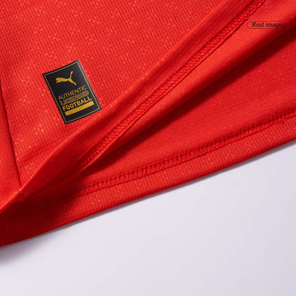 Női RONALDO #7 Portugal Otthon Futball Mez 2025 Piros