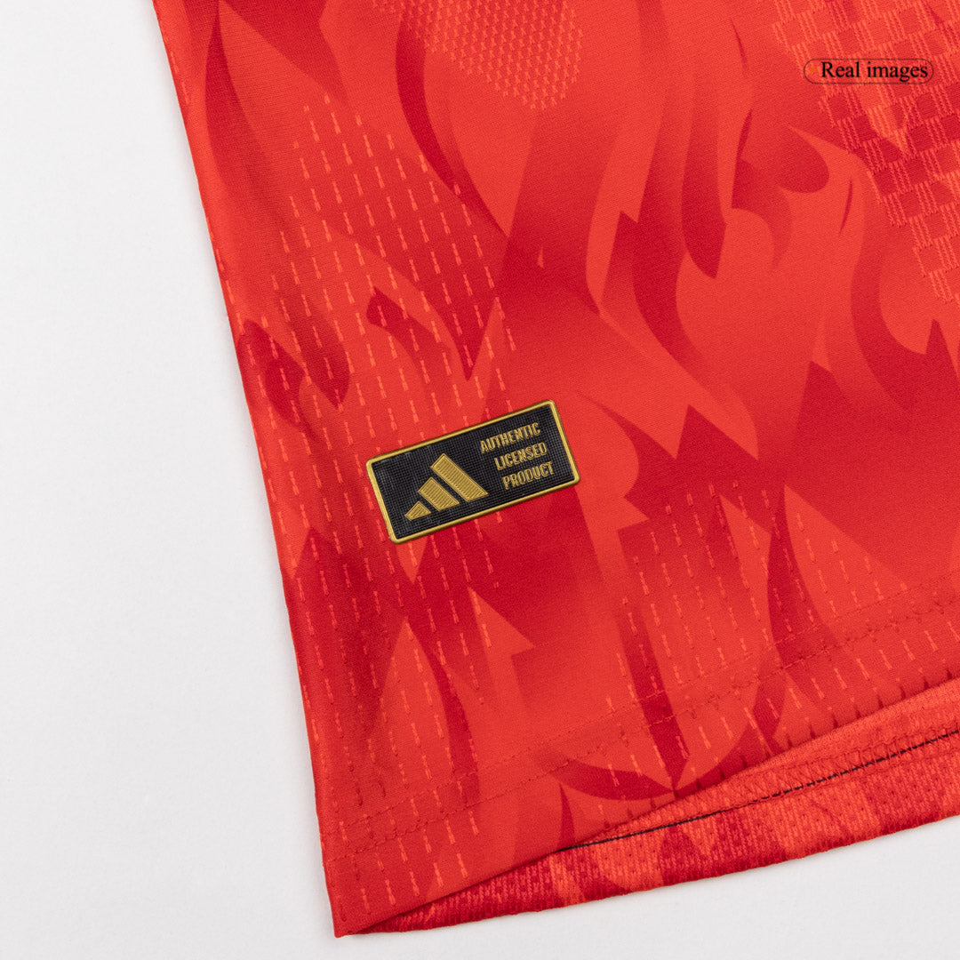 DE BRUYNE #7 Belgium Otthon Mez 2026 Piros